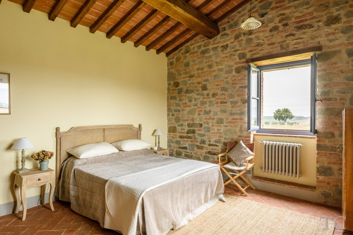 Master bedroom with terrace